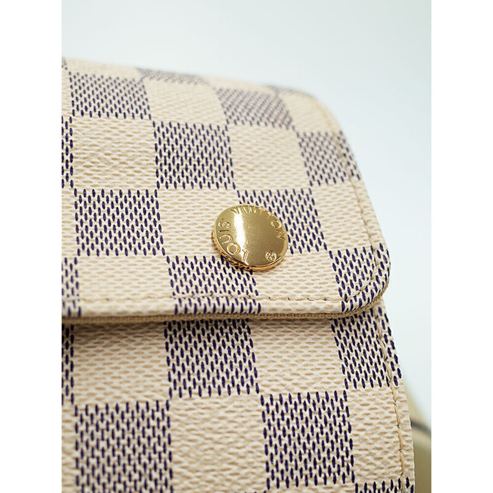 Louis Vuitton Damier Azur White Naviglio Shoulder Bag - Picture 6 of 8